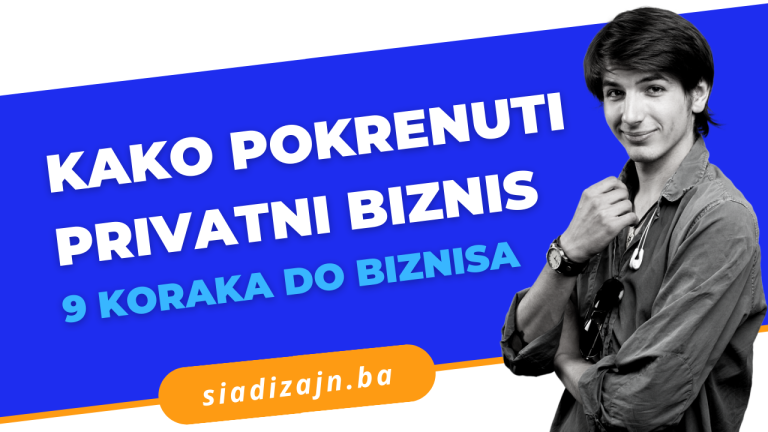 kako pokrenuti privatni biznis