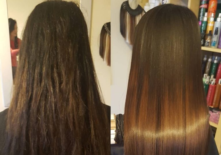 Ispravljanje kose keratinom