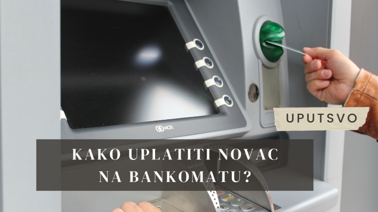 kako uplatiti novce na bankomatu